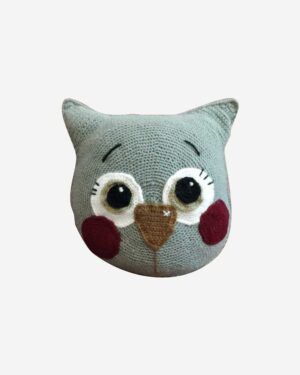 Woolen Grey Toy Cat