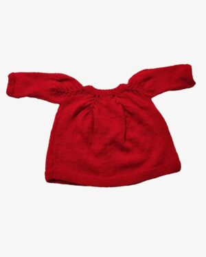 Cardigan Sweater Red Back