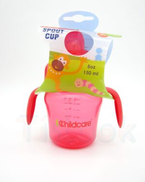 red baby spout cup