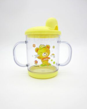 yellow baby water cup